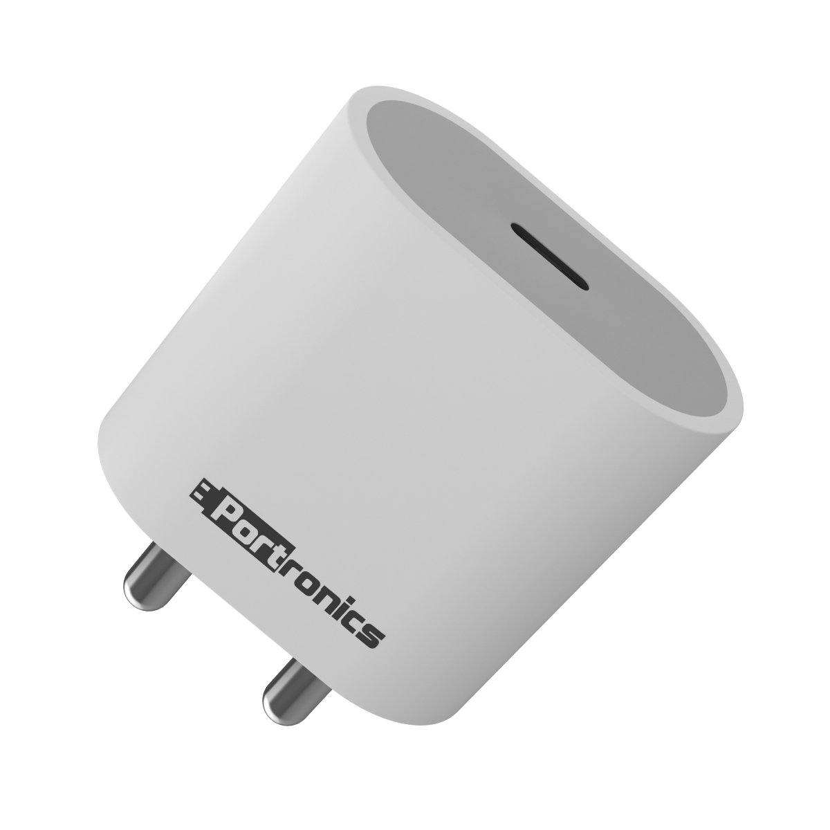 Portronics Adapto 20 | 20watt type-C Charger